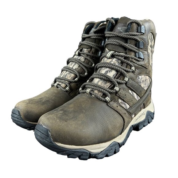 Merrell Moab Timber Thermo 8" WP EH Espresso Brown Boots Men's Sizes 8-13 - Picture 6 of 9